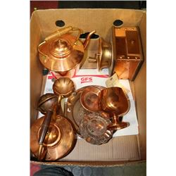 VINTAGE COPPER COFFEE SET
