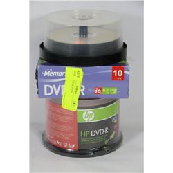 LOT OF BLANK DVD'S
