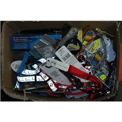 BOW OF DOG LEASHES, CHAINS, ECT