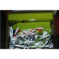 BOX OF DOG CARRIER AND HARNESSES