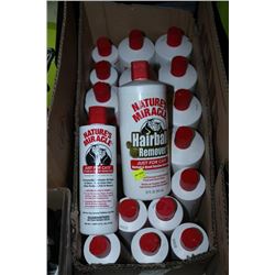 BOX OF HAIRBALL REMOVER, STAIN & ODOR REMOVER