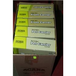 BOX OF 4 PET CARRIERS