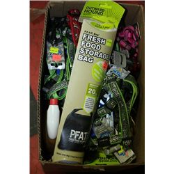 BOX OF DOG HARNESSES