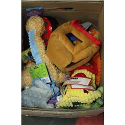 BOX OF DOG TOYS