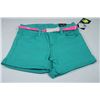Image 1 : SWEET JEANS,  DESIGNER SHORTS W/ BELT SIZE 7