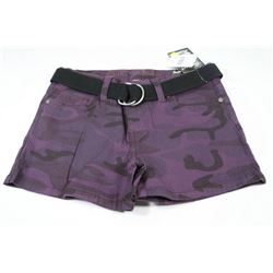 SWEET JEANS,  DESIGNER SHORTS W/ BELT SIZE 12
