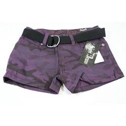 SWEET JEANS,  DESIGNER SHORTS W/ BELT SIZE 7