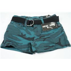 SWEET JEANS,  DESIGNER SHORTS W/ BELT SIZE 8