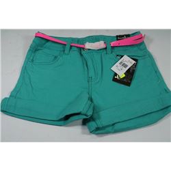 SWEET JEANS, DESIGNER SHORTS W/ BELT SIZE 10
