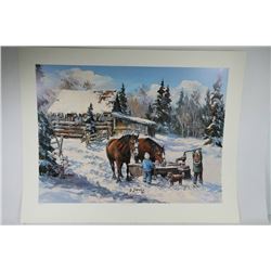 G. JARVIS LTD. EDITION PRINT "WATER PUMP KIDS"
