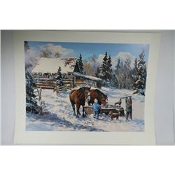 G. JARVIS LTD. EDITION PRINT "WATER PUMP KIDS"
