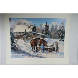 G. JARVIS LTD. EDITION PRINT "WATER PUMP KIDS"