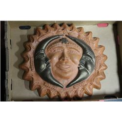 CONCRETE ALL WEATHER MASK WALL HANGING