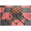 Image 1 : VINTAGE WINE RACK & COAT RACK