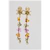 Image 1 : 10kt Yellow Gold Sapphire Earrings MSRP $2000