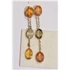 Image 1 : 14kt Yellow Gold Sapphire Earrings MSRP $2950