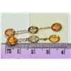 Image 2 : 14kt Yellow Gold Sapphire Earrings MSRP $2950