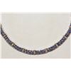 Image 3 : Sterling Silver Tanzanite Neckalce MSRP $4250