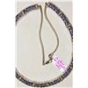 Image 4 : Sterling Silver Tanzanite Neckalce MSRP $4250