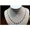 Image 1 : 14kt Yellow Gold Ruby Necklace MSRP $3678
