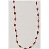Image 3 : 14kt Yellow Gold Ruby Necklace MSRP $3678