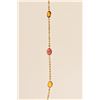 Image 2 : 14kt Yellow Gold Sapphire Necklace MSRP $2150