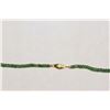 Image 3 : 14kt Yellow Gold Clasp Emerald Necklace MSRP $4450