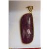Image 1 : 14kt Yellow Gold Ruby and Diamond Pendant