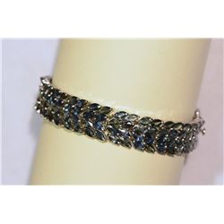 Sterling Silver Sapphire Bracelet MSRP $2900