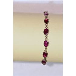 14kt White Gold Ruby Braclelet MSRP $3678