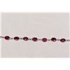 Image 2 : 14kt White Gold Ruby Braclelet MSRP $3678