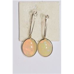 10kt White Gold Opal Earrings MSRP $923