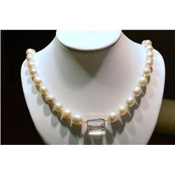 14kt Yellow Gold Pearl and Kunzite Necklace