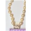 Image 3 : 14kt Yellow Gold Pearl and Kunzite Necklace