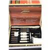 Image 1 : RIFLE/SHOTGUN DELUXE CLEANING KIT IN WOOD CASE