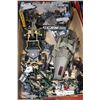 Image 1 : FLAT W/ G.I. JOE FIGURINES, ACTION TOYS