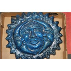 CONCRETE ALL WEATHER MASK WALL HANGING