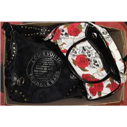 BOX OF PURSES