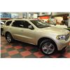 Image 2 : 2012 DODGE DURANGO WHITE/GOLD 8,300KMS.