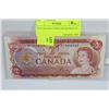 Image 1 : 1974 CANADA 2 DOLLAR BANKNOTE X3