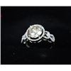 Image 4 : 14K WHITE GOLD LADIES DIAMOND RING