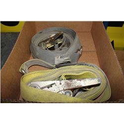 BOX W/ 2 HEAVY DUTY TIE-DOWN STRAPS