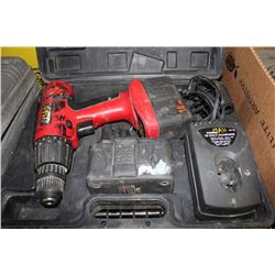 POWER MAX 18 VT. CORDLESS DRILL W/2