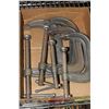Image 1 : BOX W/ 4 ADJUSTABLE C-CLAMPS