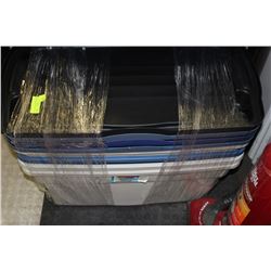 106 L. RUBBERMAID ROUGH TOTES WITH