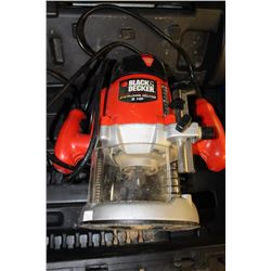 BLACK & DECKER 2 HP PLUNGE ROUTER
