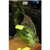 Image 1 : GREEN ART GLASS FISH