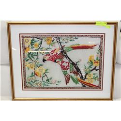 SILK PICTURE IN FRAME