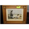 Image 1 : NORTH COLUMBIA VINTAGE WOOD FRAMED