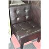 Image 1 : LEATHER LOUNGE CHAIR